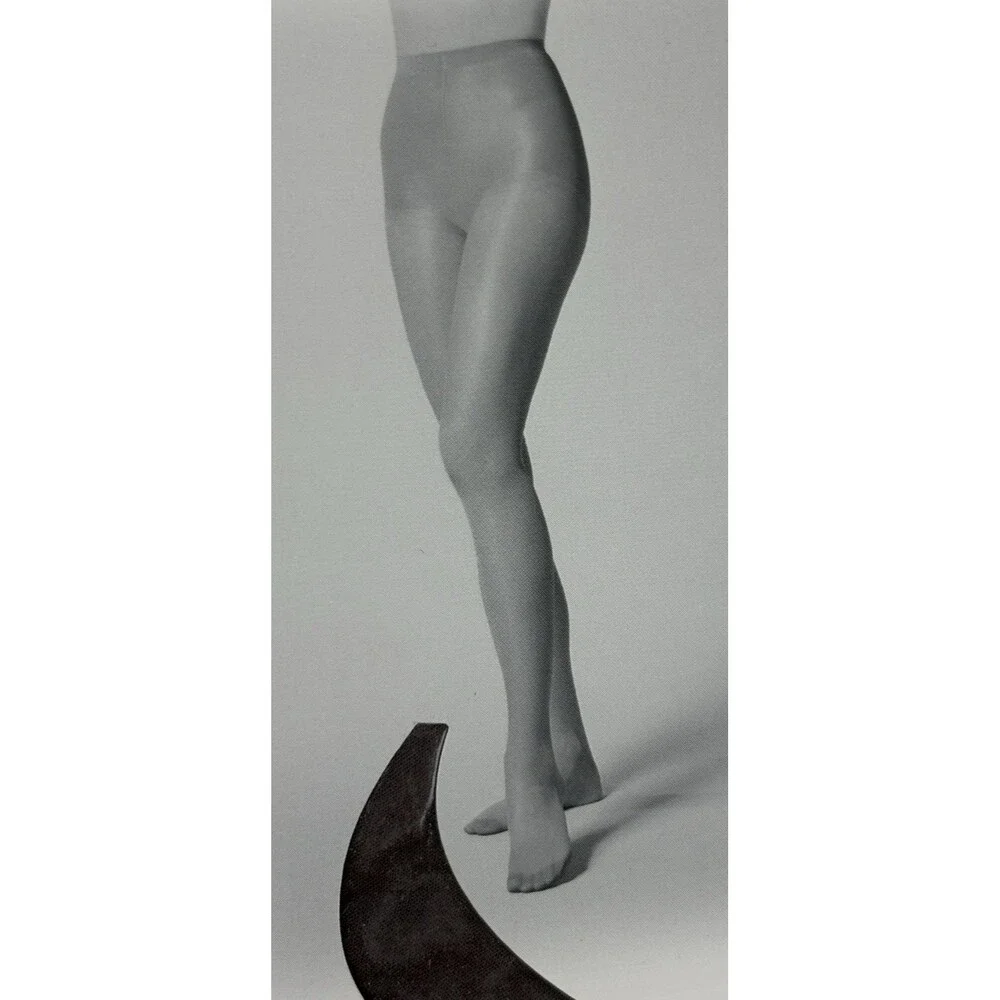 VTG JCPenney Sheer Caress Sheerest Support Pantyhose Queen Short Taupe NOS NIP